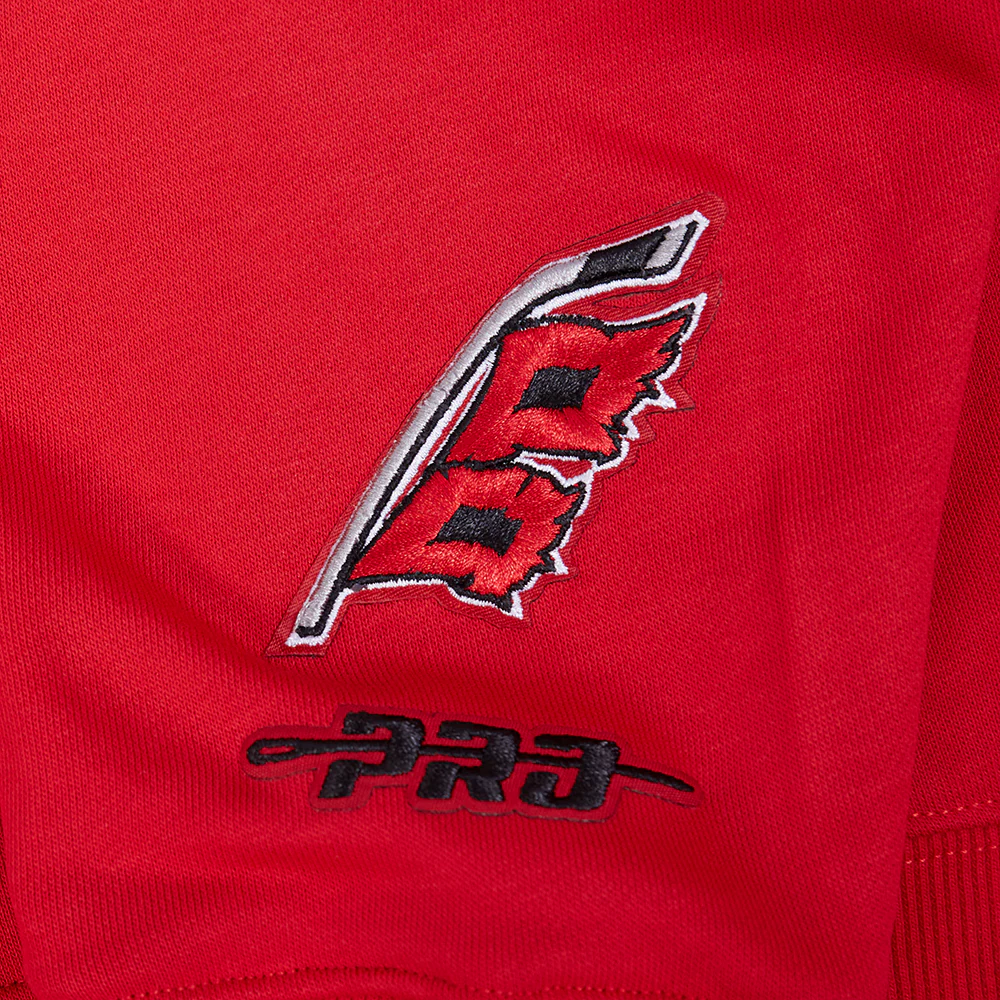 NHL CAROLINA HURRICANES WINGSPAN WOMEN'S FLC CREWNECK (RED) - Image 10