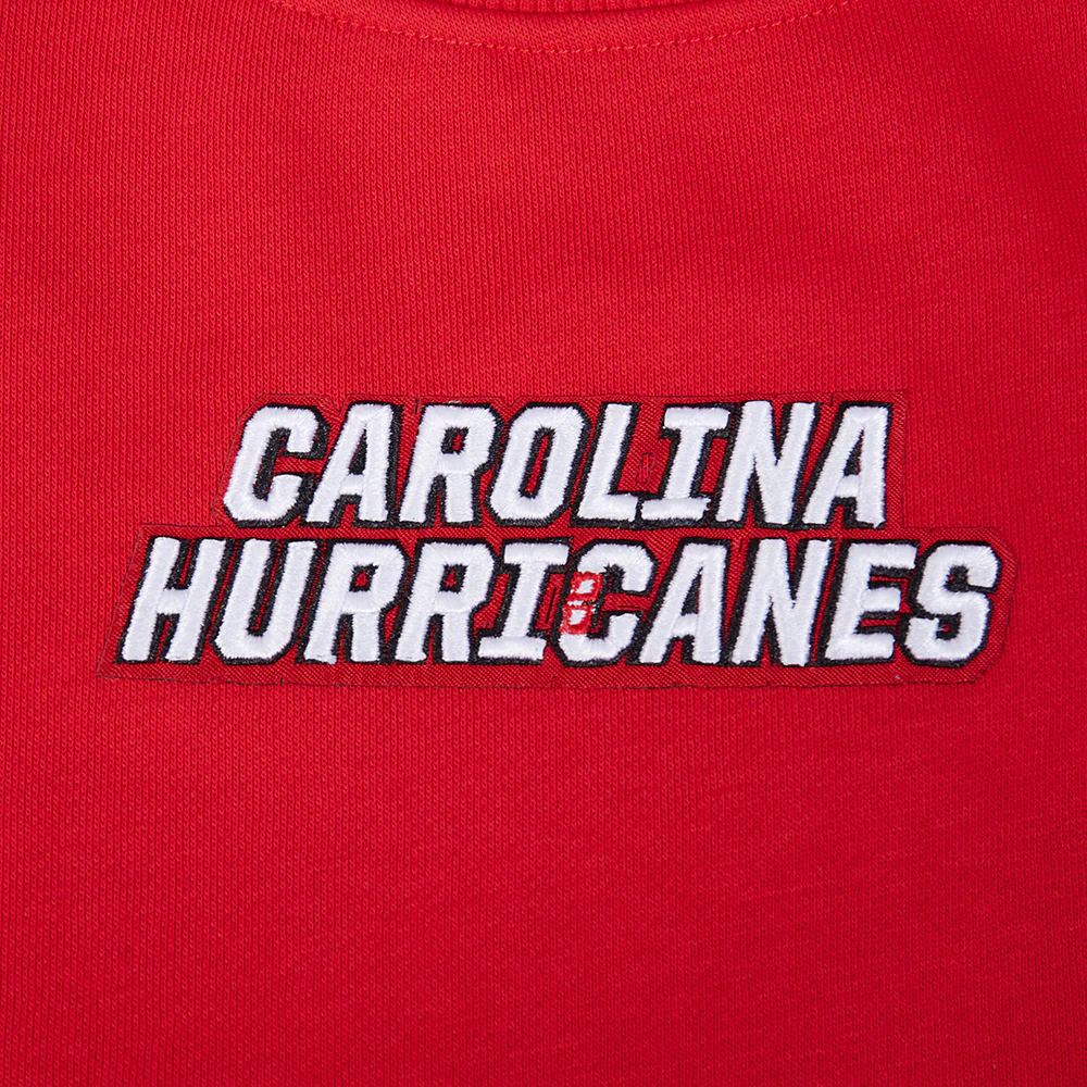 NHL CAROLINA HURRICANES WINGSPAN WOMEN'S FLC CREWNECK (RED) - Image 8