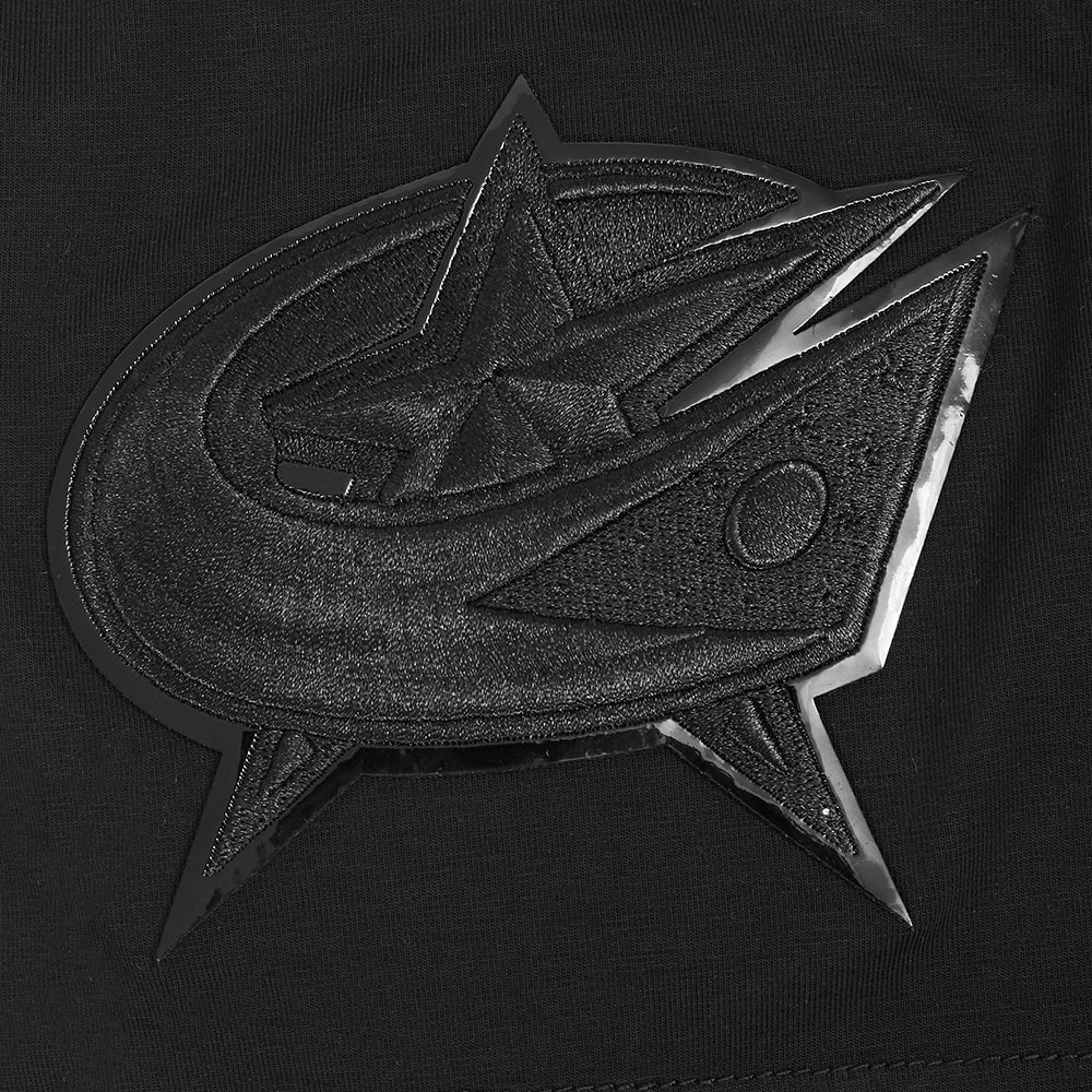 NHL COLUMBUS BLUE JACKETS TRIPLE BLACK MEN'S SJ TEE (TRIPLE BLACK) - Image 7