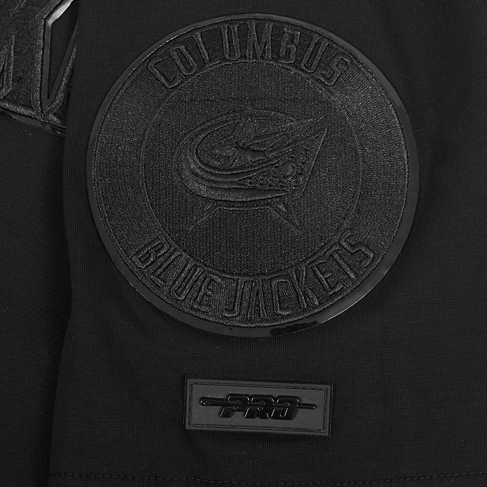 NHL COLUMBUS BLUE JACKETS TRIPLE BLACK MEN'S SJ TEE (TRIPLE BLACK) - Image 8