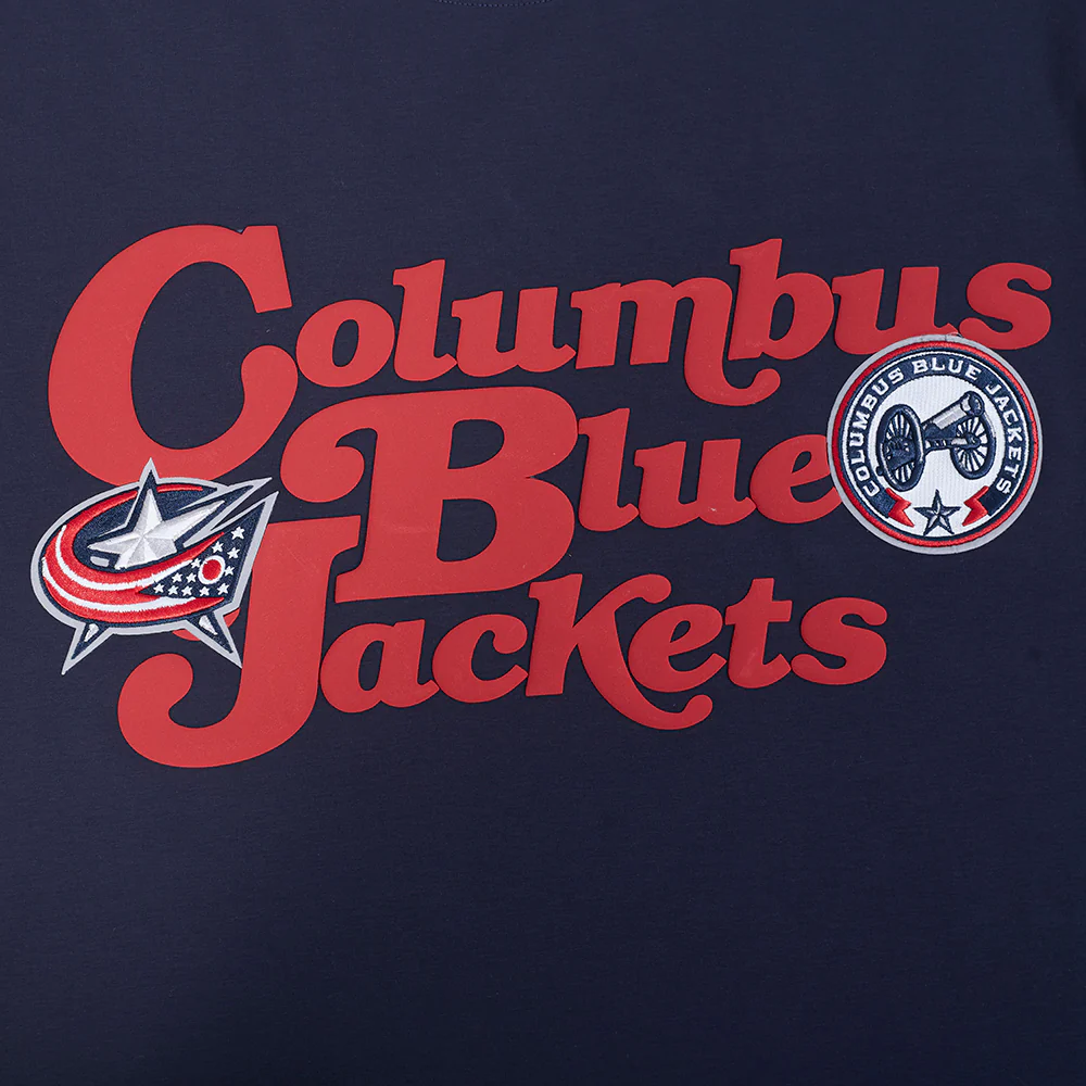 NHL COLUMBUS BLUE JACKETS SOUVENIR MEN'S SJ TEE (MIDNIGHT NAVY) - Image 9