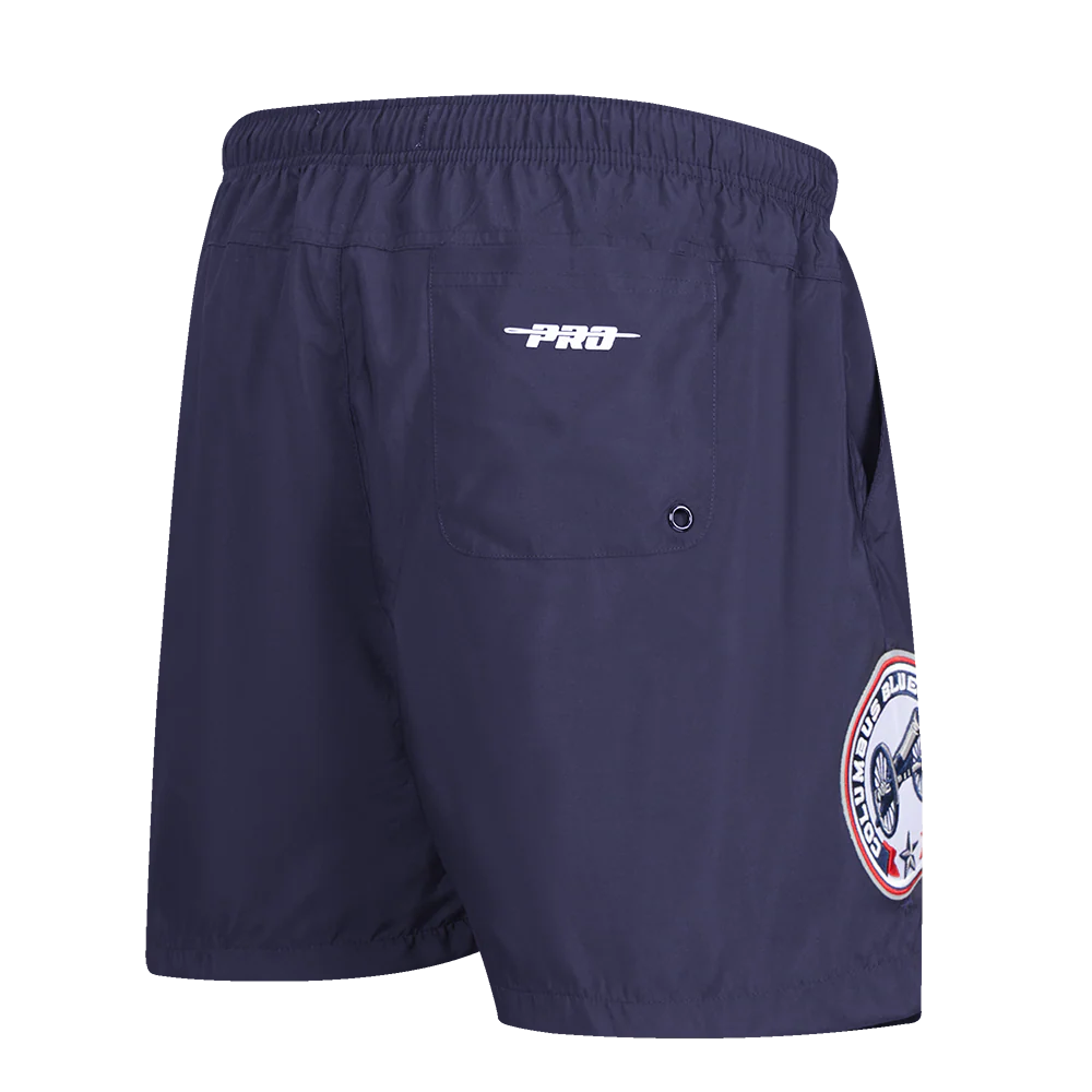NHL COLUMBUS BLUE JACKETS CLASSIC WOVEN MEN'S SHORT (MIDNIGHT NAVY) - Image 3