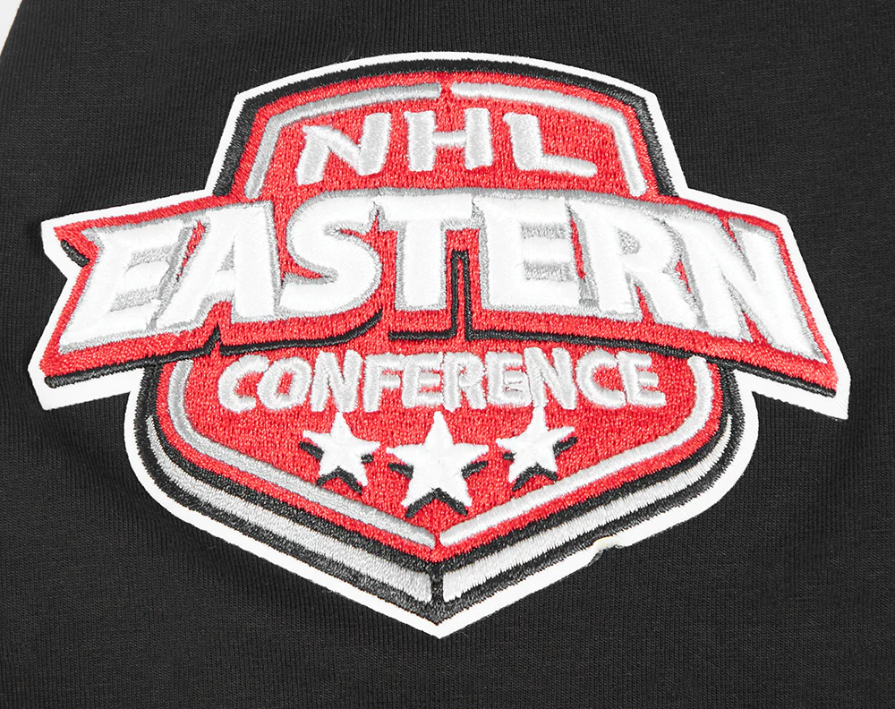 NHL DETROIT RED WINGS CLASSIC CHENILLE MEN'S TEE (BLACK) - Image 8