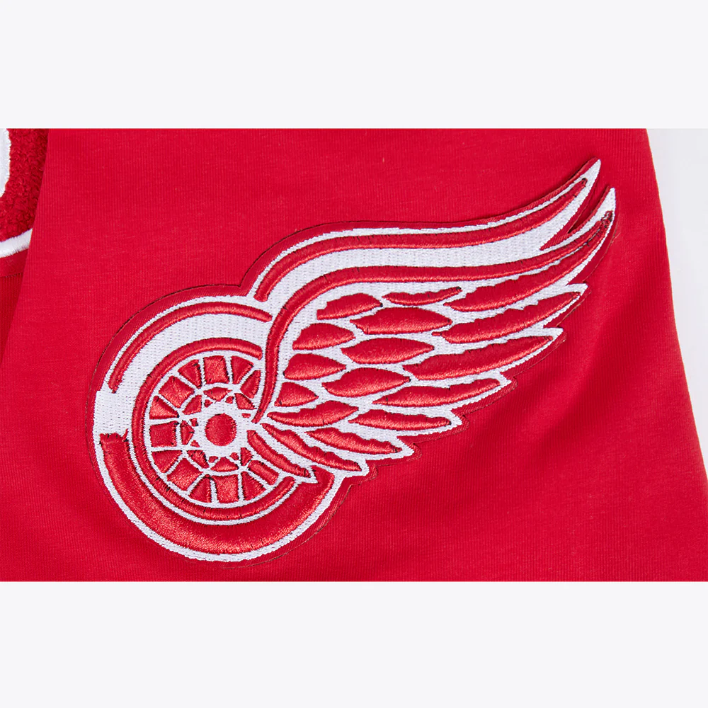 NHL DETROIT RED WINGS CLASSIC CHENILLE MEN'S TEE (RED) - Image 11