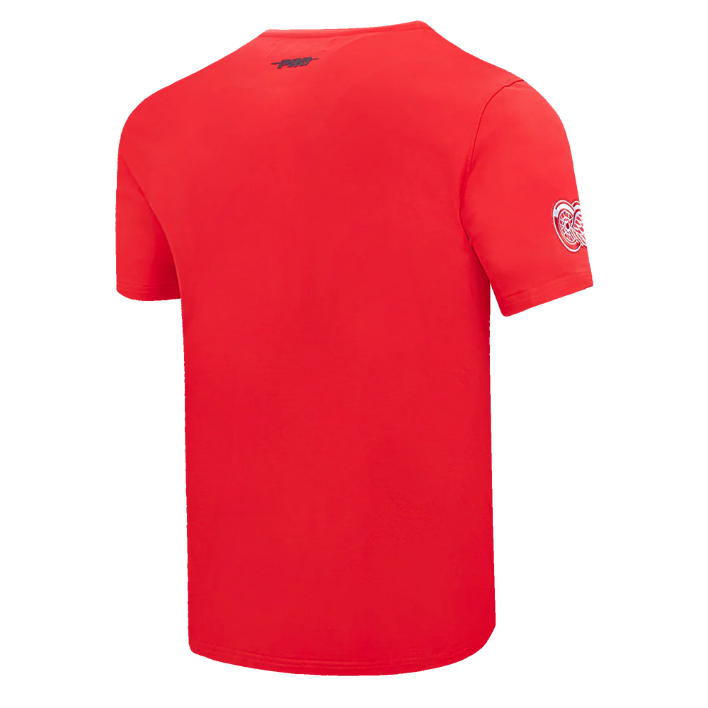 NHL DETROIT RED WINGS SCRIPT TAIL MEN'S   TEE (RED) - Image 4
