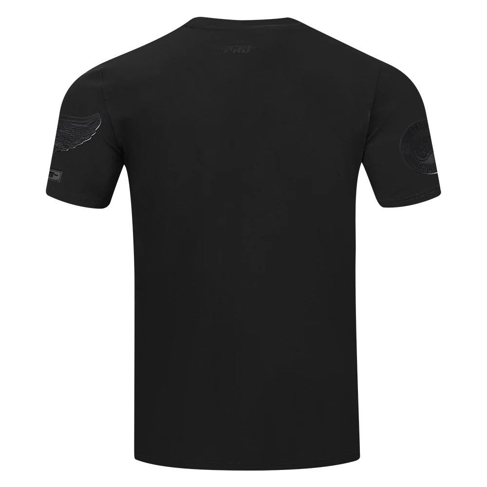 NHL DETROIT RED WINGS TRIPLE BLACK MEN'S SJ TEE (TRIPLE BLACK) - Image 5