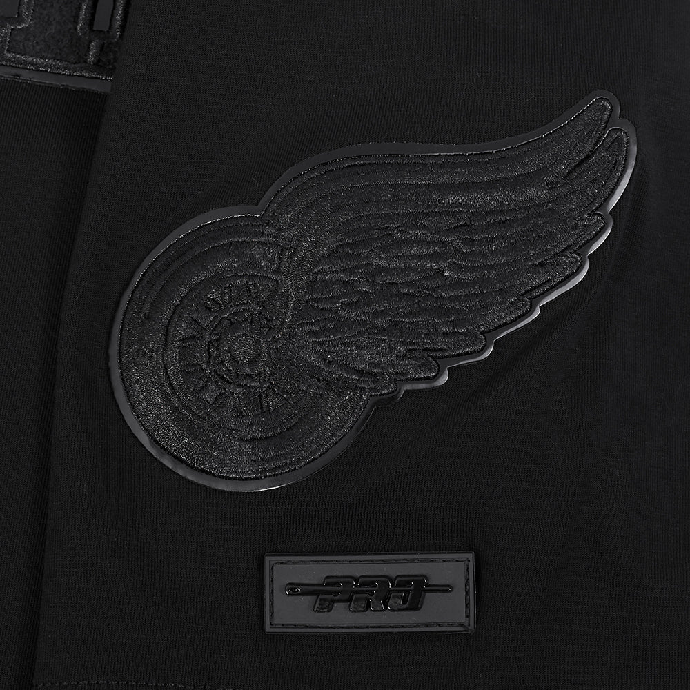 NHL DETROIT RED WINGS TRIPLE BLACK MEN'S SJ TEE (TRIPLE BLACK) - Image 8