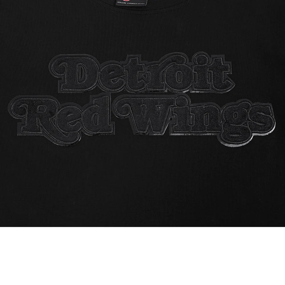 NHL DETROIT RED WINGS TRIPLE BLACK MEN'S SJ TEE (TRIPLE BLACK) - Image 9