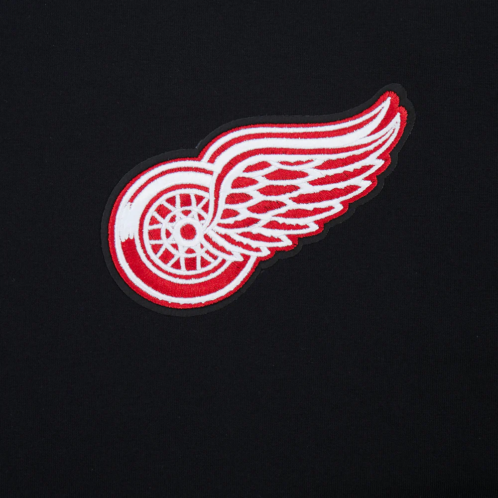 NHL DETROIT RED WINGS WINGSPAN MEN'S CJ DROP SHOULDER TEE (BLACK) - Image 5
