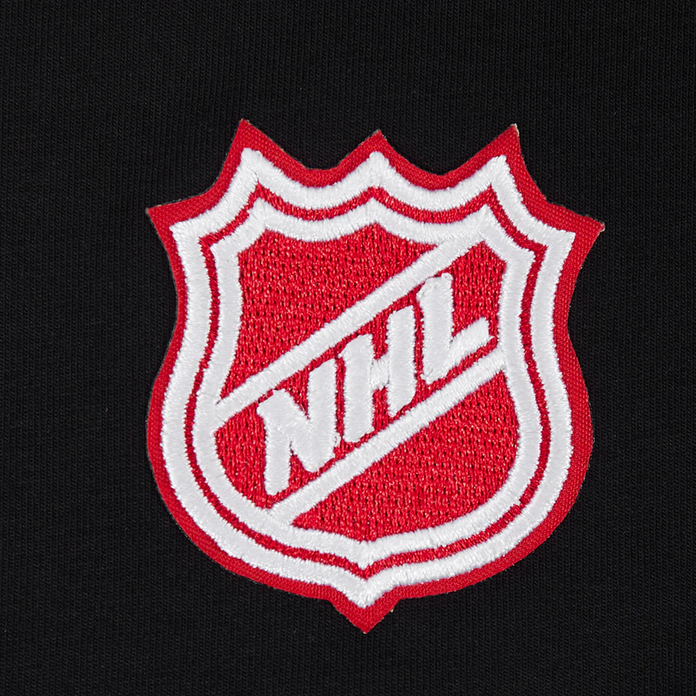 NHL DETROIT RED WINGS TEAM PENNATS MEN'S WORDMARK SJ TEE (BLACK) - Image 5