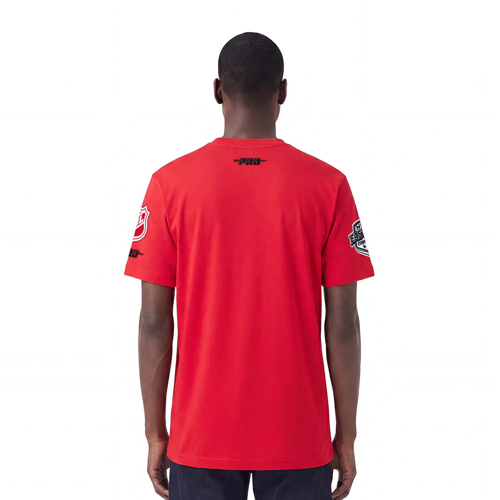 NHL DETROIT RED WINGS LETTERMAN MEN'S S/S TEE (RED) - Image 2