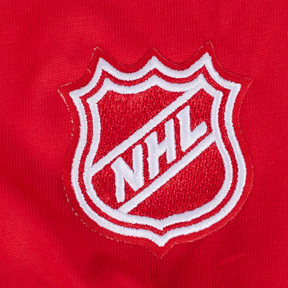 NHL DETROIT RED WINGS WINGSPAN MEN'S DROP SHOULDER LONG SLEEVE TEE (RED) - Image 7