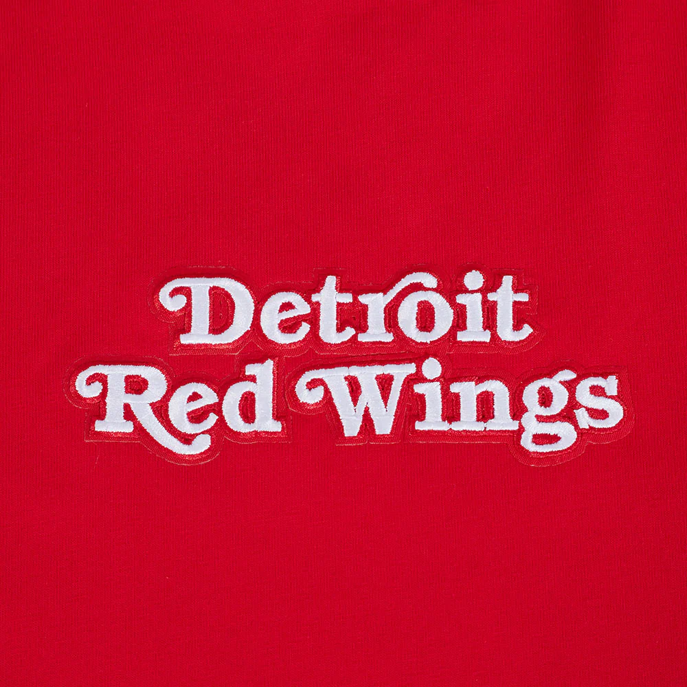 NHL DETROIT RED WINGS WINGSPAN MEN'S DROP SHOULDER LONG SLEEVE TEE (RED) - Image 8