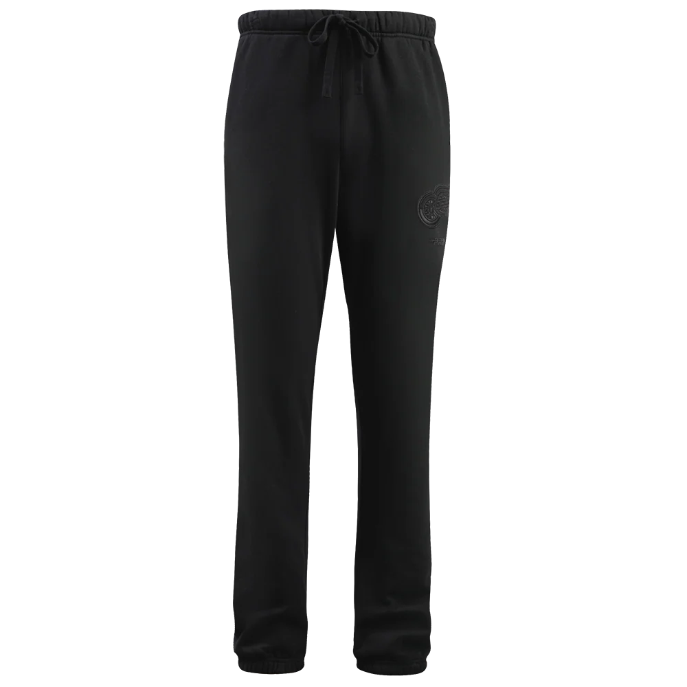 NHL DETROIT RED WINGS NEUTRAL FLEECE SWEATPANT (BLACK) - Image 2