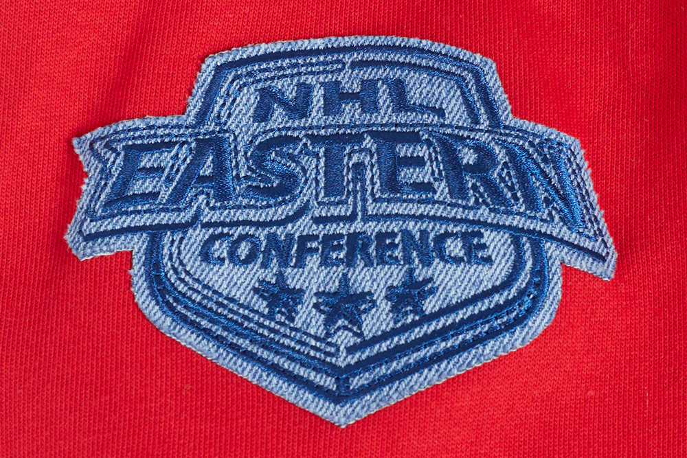 NHL DETROIT RED WINGS VARSITY BLUES MEN'S PULLOVER HOODIE (RED) - Image 6