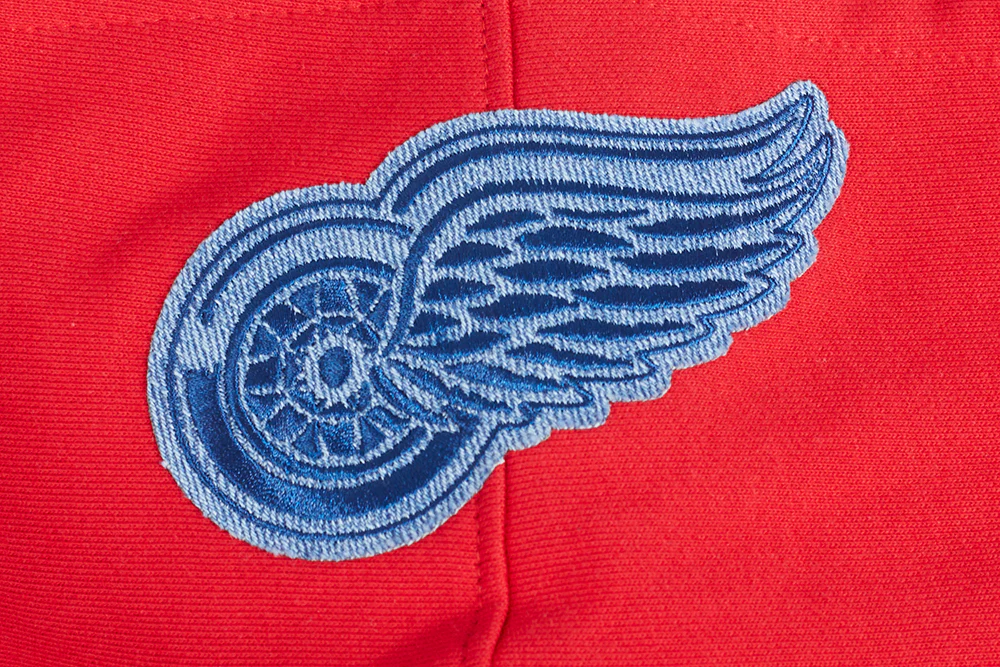 NHL DETROIT RED WINGS VARSITY BLUES MEN'S PULLOVER HOODIE (RED) - Image 8