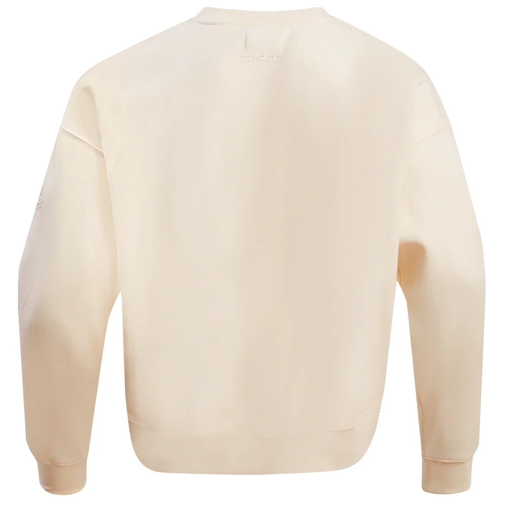 NHL DETROIT RED WINGS NEUTRAL DROP SHOULDER MEN'S CREWNECK (EGGSHELL) - Image 4