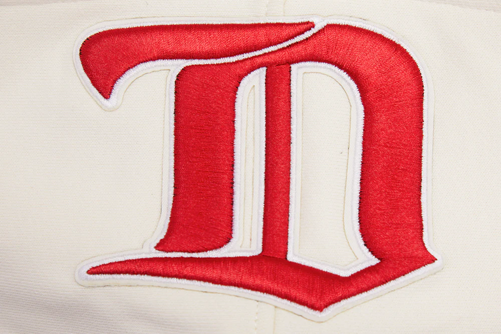 NHL DETROIT RED WINGS RETRO CLASSIC MEN'S PULLOVER HOODIE (EGGSHELL/ RED) - Image 5