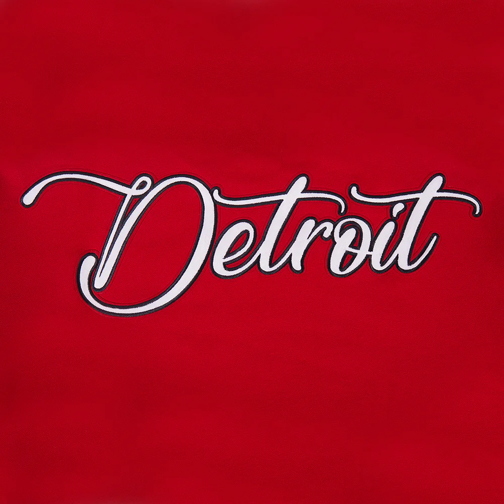NHL DETROIT RED WINGS CITY SIGNATURE MEN'S DROP SHOULDER FLC CREWNEC (RED) - Image 5