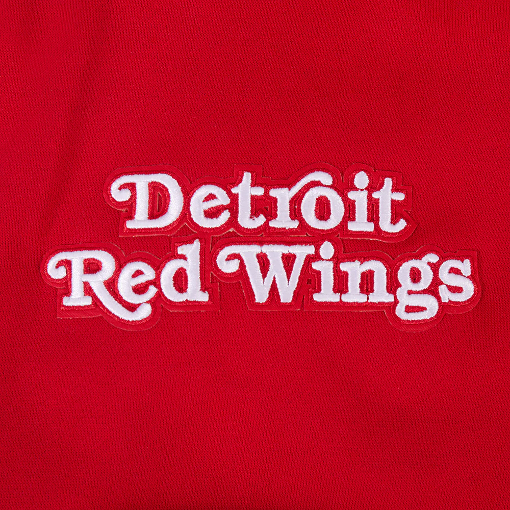 NHL DETROIT RED WINGS CITY SIGNATURE MEN'S DROP SHOULDER FLC CREWNEC (RED) - Image 6