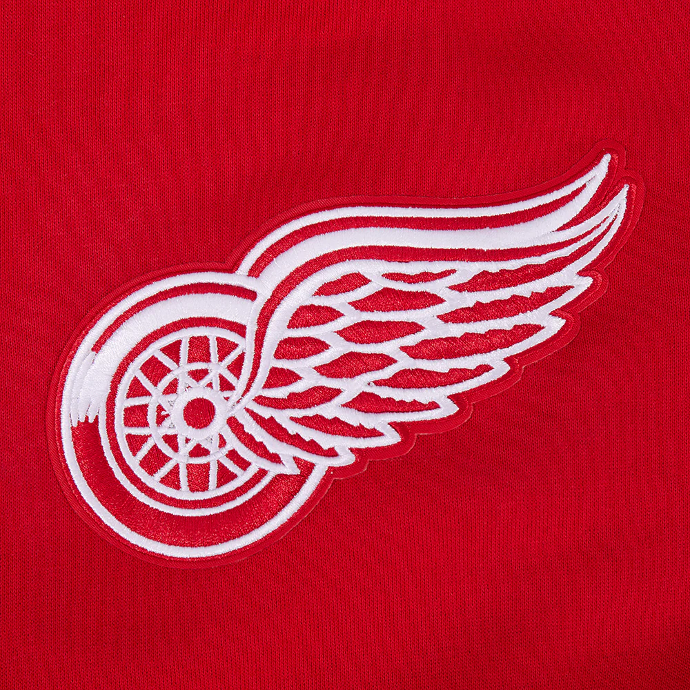 NHL DETROIT RED WINGS CITY SIGNATURE MEN'S DROP SHOULDER FLC CREWNEC (RED) - Image 7