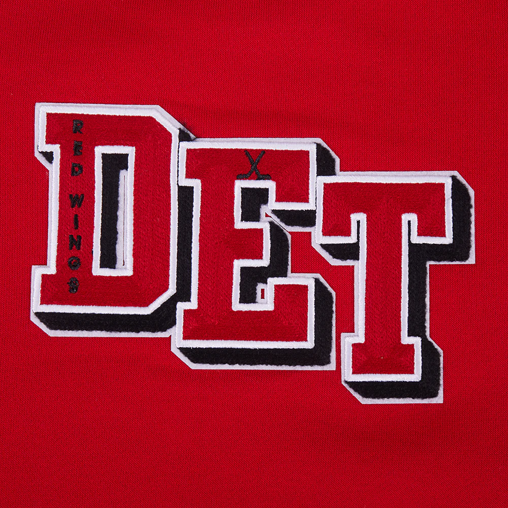 NHL DETROIT RED WINGS CITY SIGNATURE MEN'S DROP SHOULDER FLC CREWNEC (RED) - Image 8
