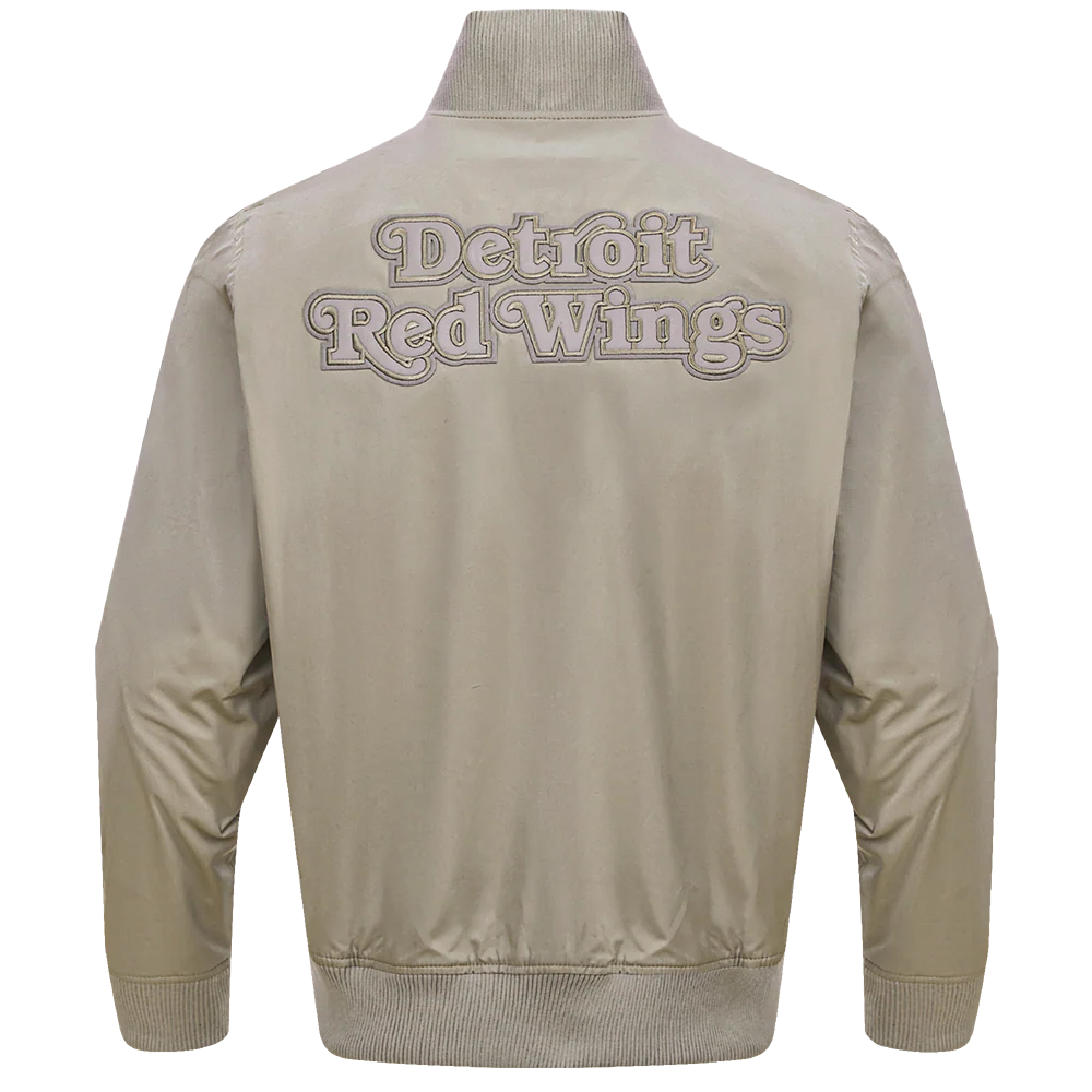 NHL DETROIT RED WINGS NEUTRAL TWILL JACKET (TAUPE) - Image 10