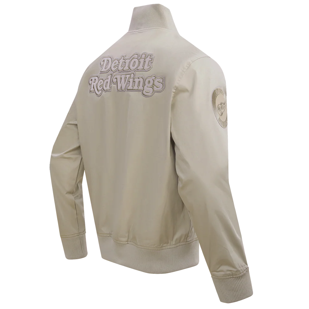 NHL DETROIT RED WINGS NEUTRAL TWILL JACKET (TAUPE) - Image 11