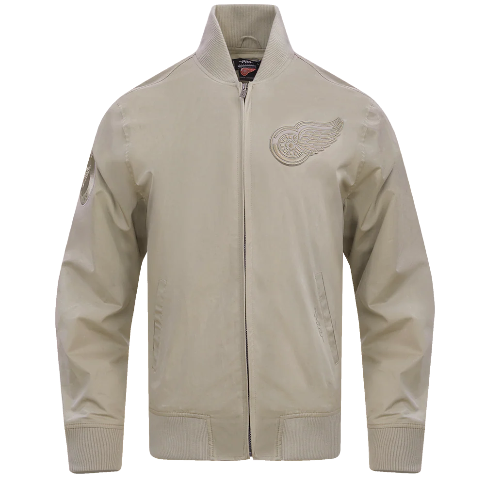 NHL DETROIT RED WINGS NEUTRAL TWILL JACKET (TAUPE) - Image 8