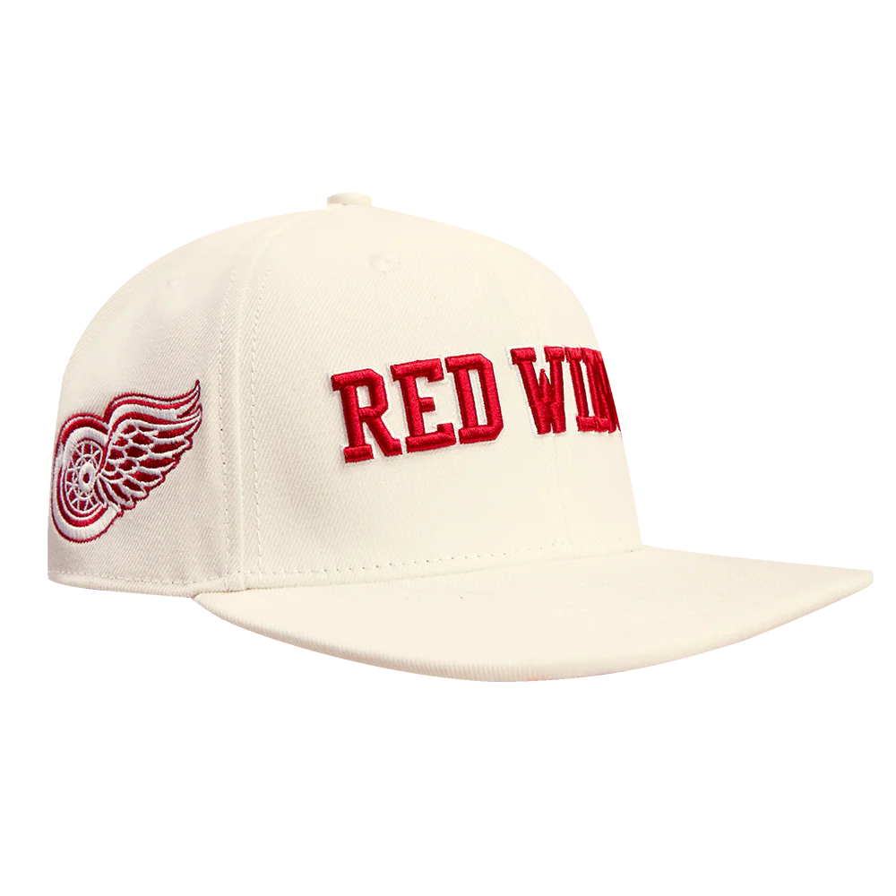 NHL DETROIT RED WINGS WORD SNAPBACK (EGGSHELL) - Image 2