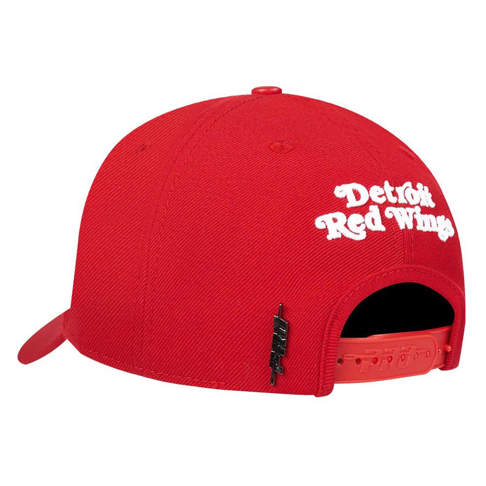 NHL DETROIT RED WINGS CITY SIGNATURE MEN'S PINCH FRONT SNAPBACK HAT (RED) - Image 3