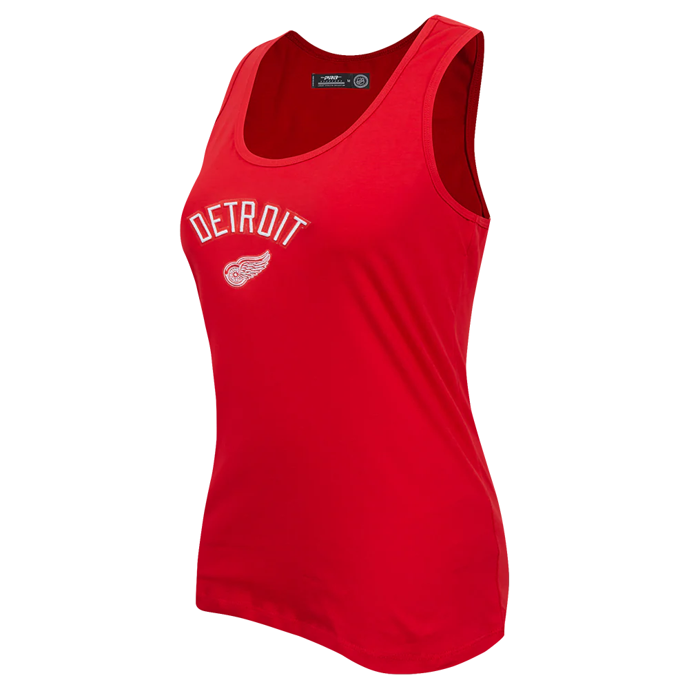 NHL DETROIT RED WINGS CLASSIC WOMEN'S RELAXED FIT RACERBACK (RED) - Image 2