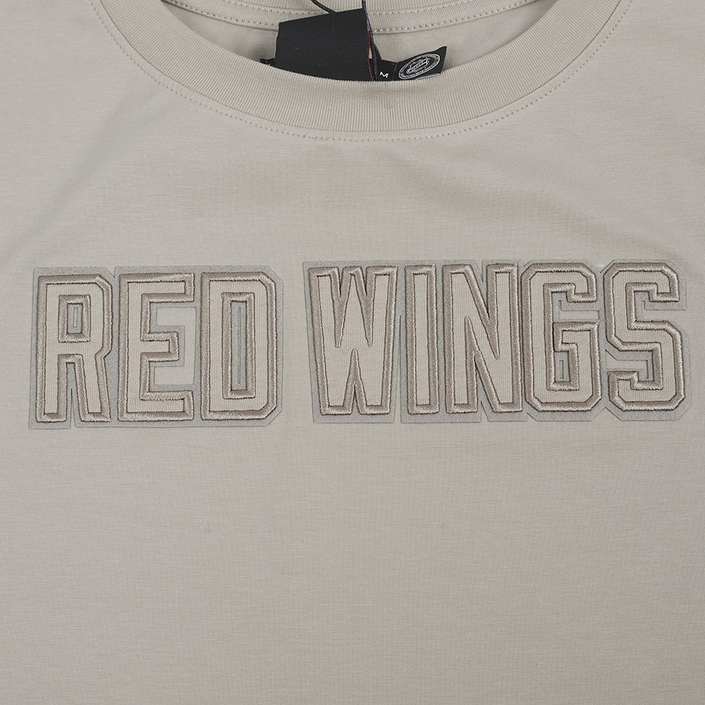 NHL DETROIT RED WINGS NEUTRAL WOMEN'S BOXY TEE (TAUPE) - Image 8