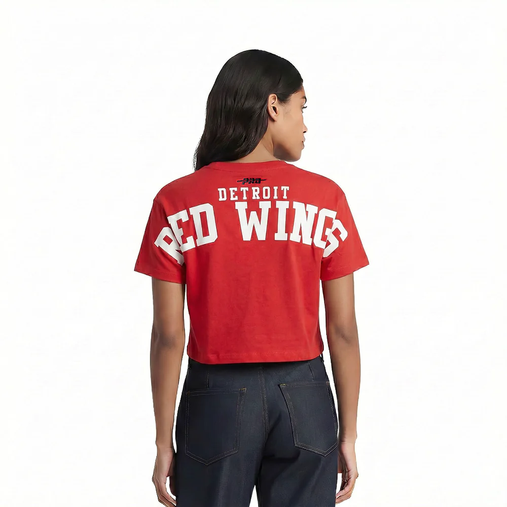 NHL DETROIT RED WINGS WINGSPAN WOMEN'S SJ BOXY TEE (RED)