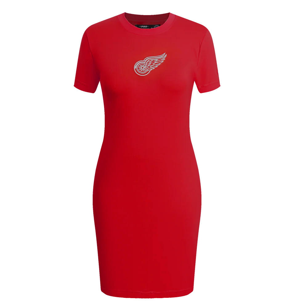 NHL DETROIT RED WINGS CLASSIC WOMEN'S BODYCON DRESS (RED)