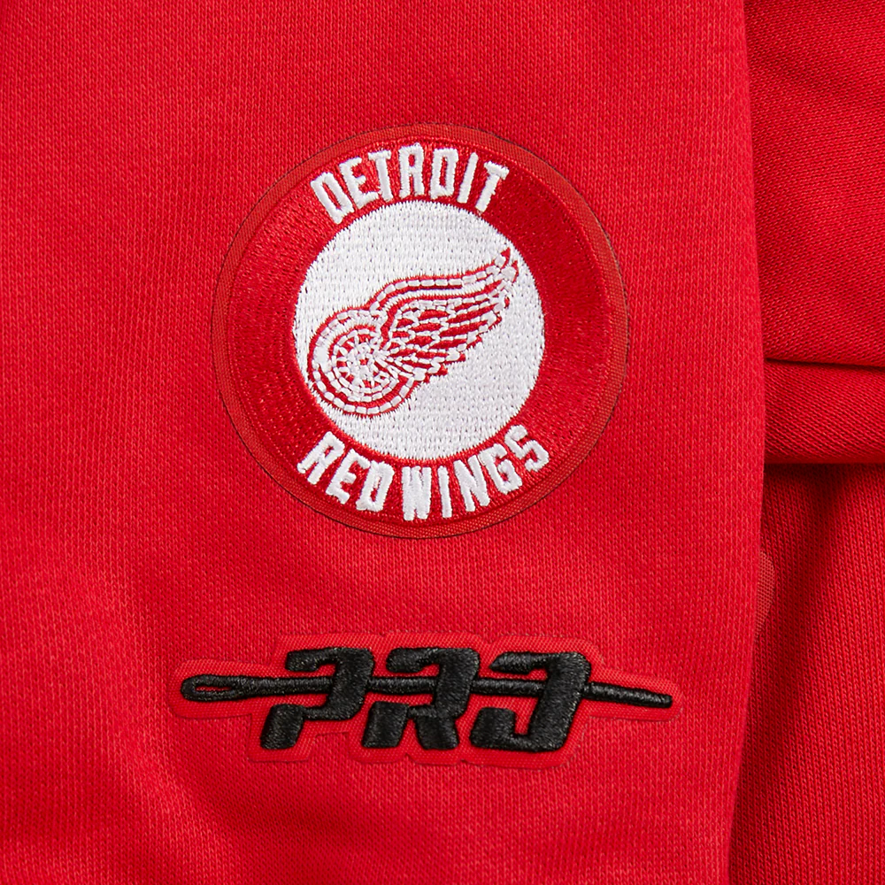 NHL DETROIT RED WINGS WINGSPAN WOMEN'S FLC CREWNECK (RED) - Image 9