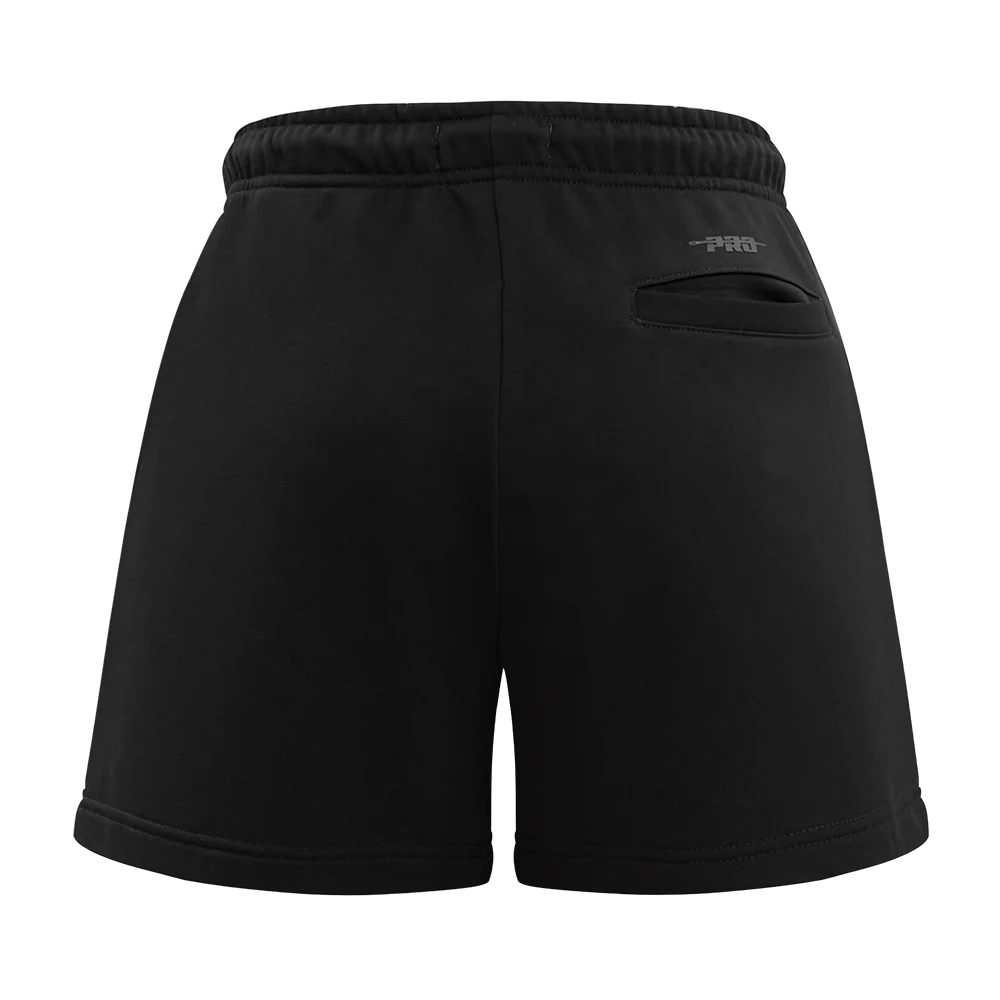 NHL DETROIT RED WINGS CLASSIC WOMEN'S FLEECE SHORT (BLACK) - Image 4