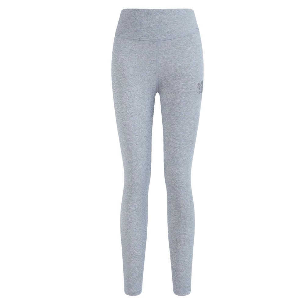 NHL DETROIT RED WINGS NEUTRAL HIGH WAIST JERSEY LEGGING (DARK HEATHER GRAY) - Image 2