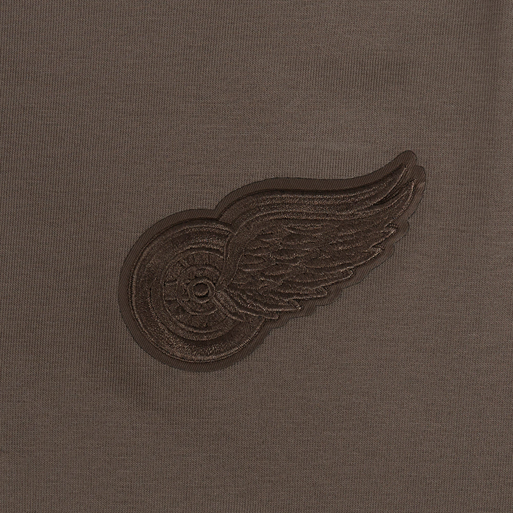 NHL DETROIT RED WINGS NEUTRAL HIGH WAIST JERSEY LEGGING (DARK TAUPE) - Image 5
