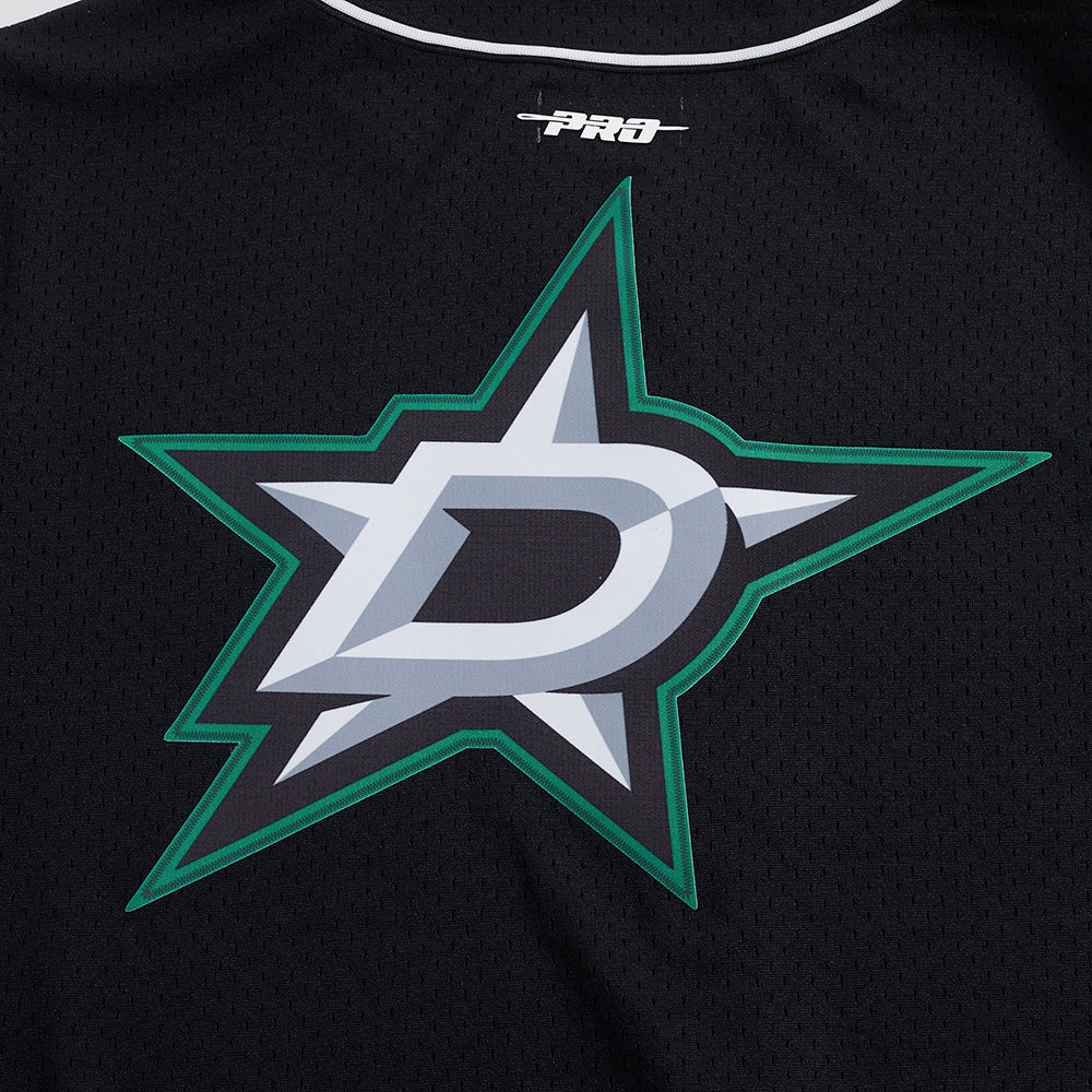 NHL DALLAS STARS CLASSIC MEN'S MESH BUTTON DOWN SHIRT (BLACK) - Image 10