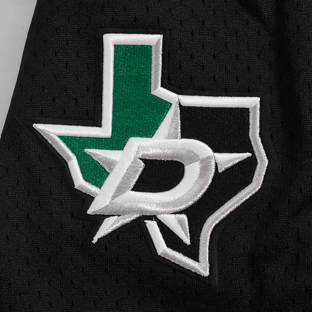 NHL DALLAS STARS CLASSIC MEN'S MESH BUTTON DOWN SHIRT (BLACK) - Image 8