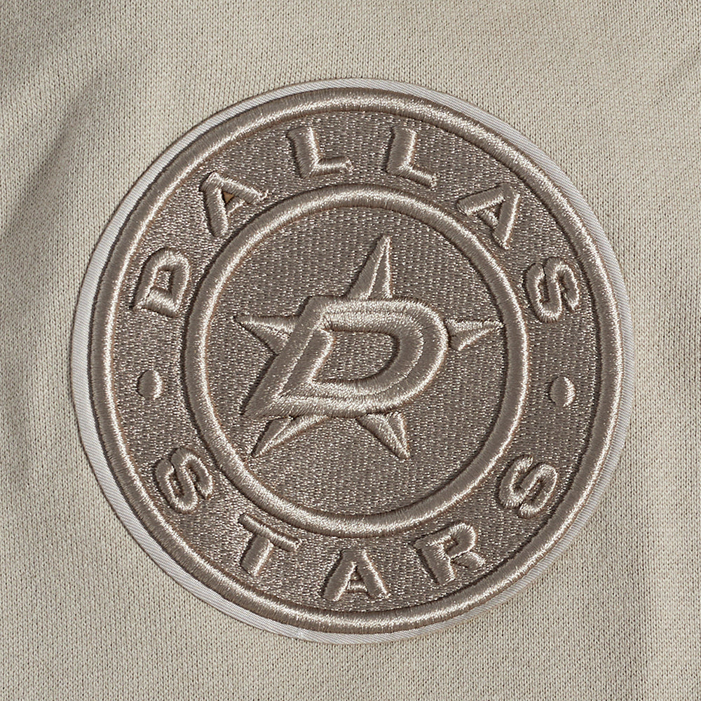 NHL DALLAS STARS NEUTRAL MEN'S DROP SHOULDER PULLOVER HOODIE (TAUPE) - Image 6