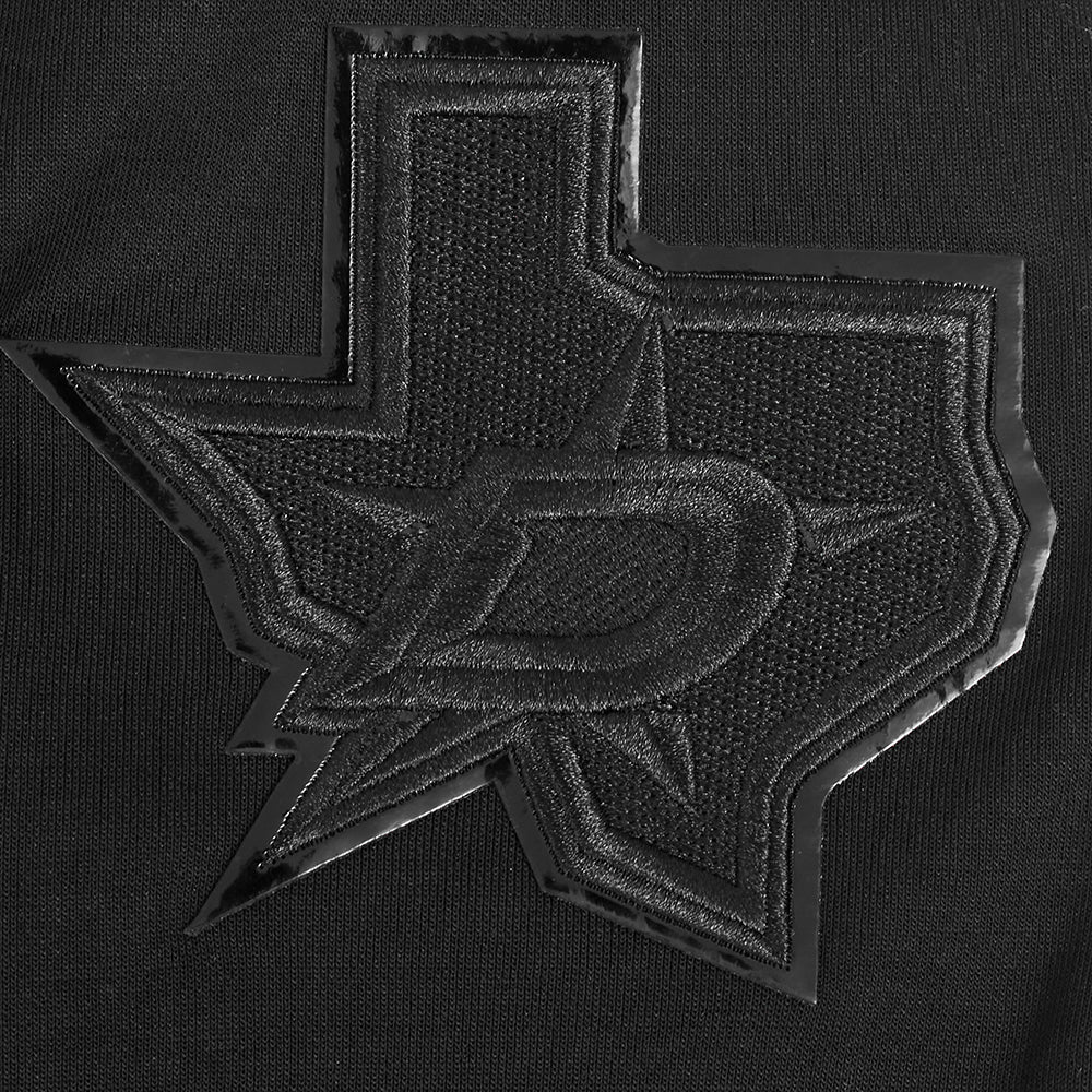 NHL DALLAS STARS TRIPLE BLACK MEN'S DK FZ PO HOODIE (TRIPLE BLACK) - Image 8