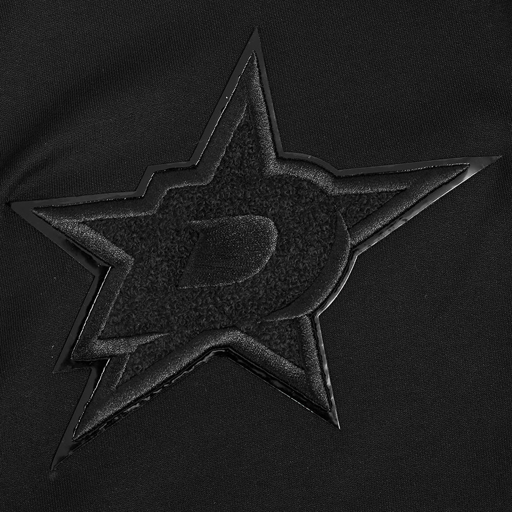 NHL DALLAS STARS TRIPLE BLACK MEN'S DK FZ PO HOODIE (TRIPLE BLACK) - Image 9