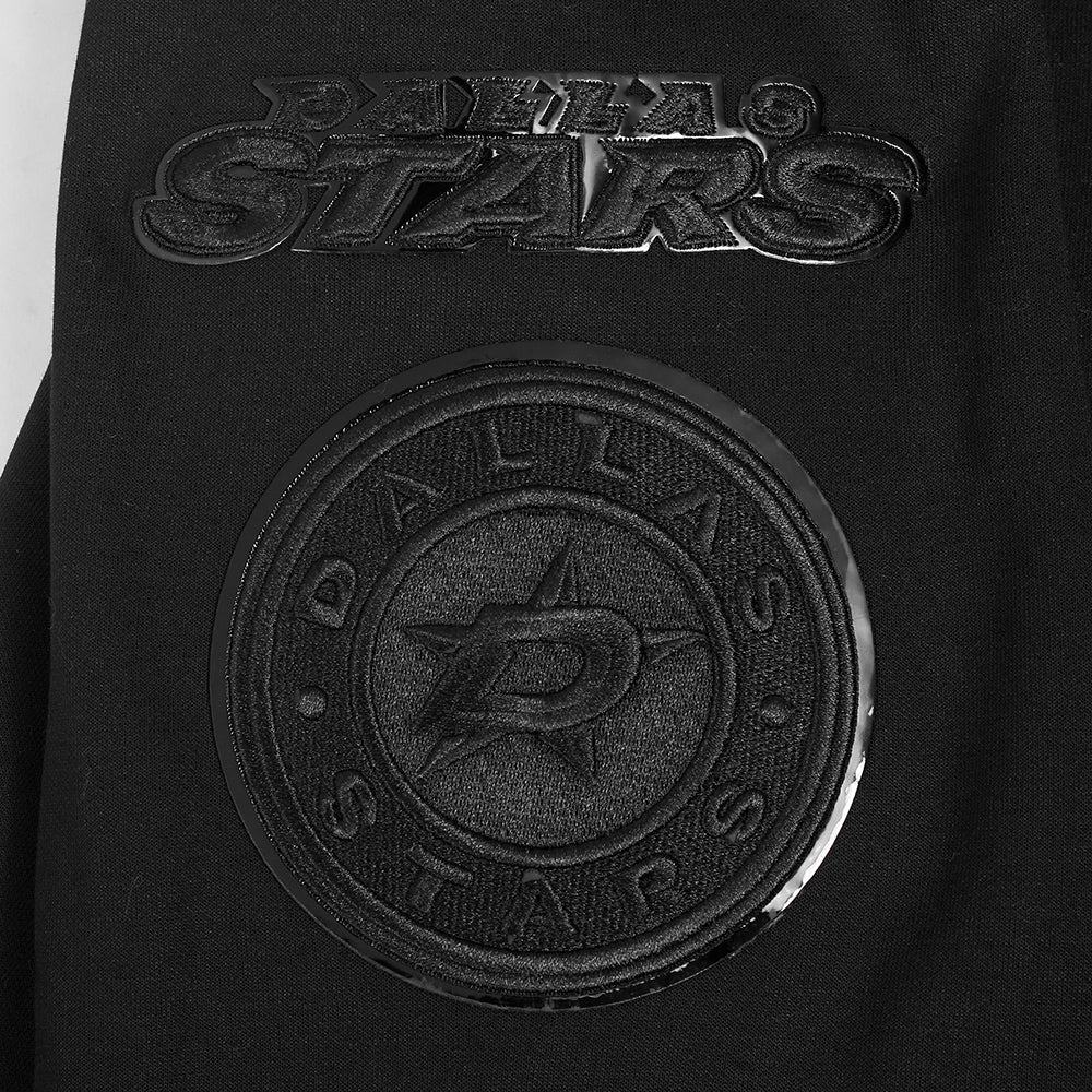 NHL DALLAS STARS TRIPLE BLACK MEN'S DK PO HOODIE (TRIPLE BLACK) - Image 6