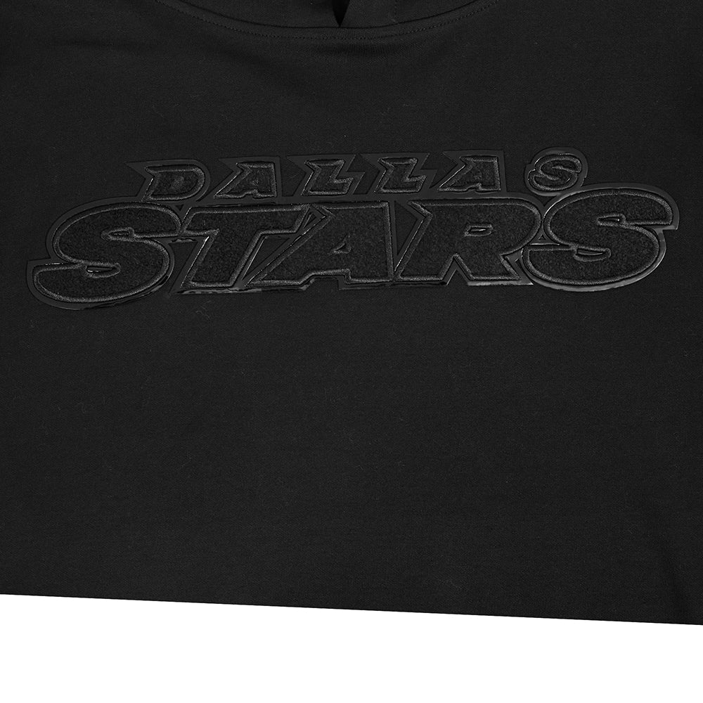 NHL DALLAS STARS TRIPLE BLACK MEN'S DK PO HOODIE (TRIPLE BLACK) - Image 8