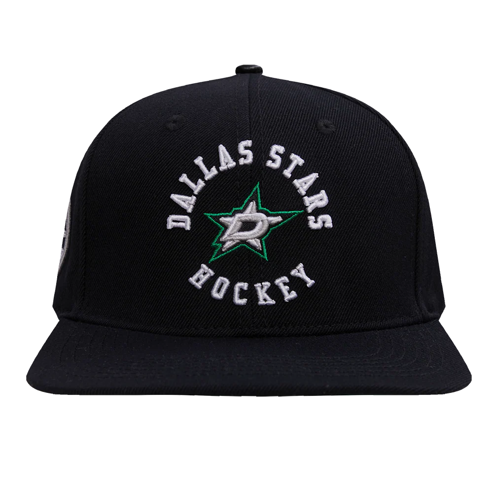 NHL DALLAS STARS HYBRID WOVEN WOOL SNAPBACK HAT (BLACK)