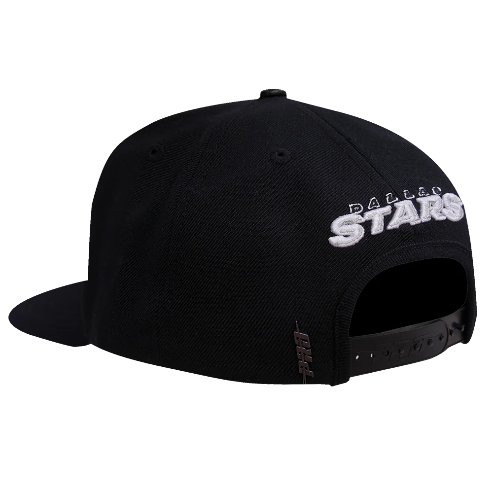 NHL DALLAS STARS HYBRID WOVEN WOOL SNAPBACK HAT (BLACK) - Image 4