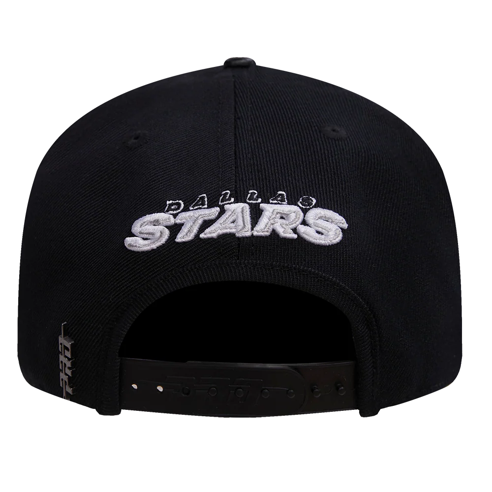 NHL DALLAS STARS HYBRID WOVEN WOOL SNAPBACK HAT (BLACK) - Image 5