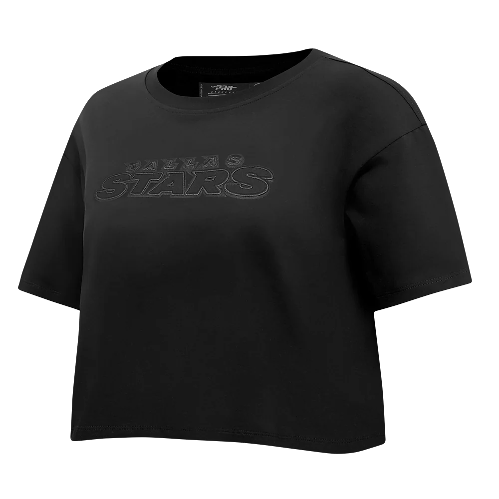 NHL DALLAS STARS NEUTRAL WOMEN'S BOXY TEE (BLACK) - Image 4